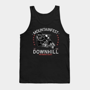 Mountainfest Downhill Motorbike Race Graphic Motorcycle Tank Top